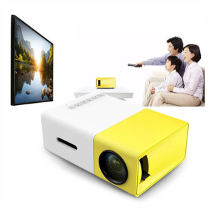 Mini Vidéo Projecteur Portable YG-300 – Projection Haute Qualité, Compact et Pratique pour Cinéma à Domicile et Présentations