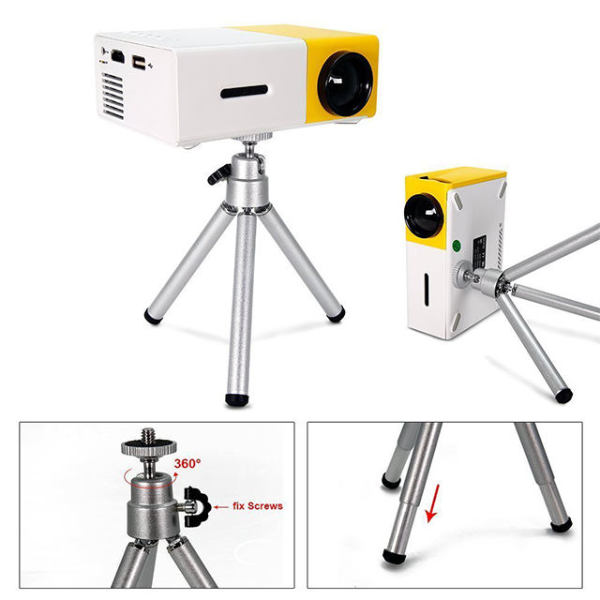 Mini Vidéo Projecteur Portable YG-300 – Projection Haute Qualité, Compact et Pratique pour Cinéma à Domicile et Présentations – Image 3